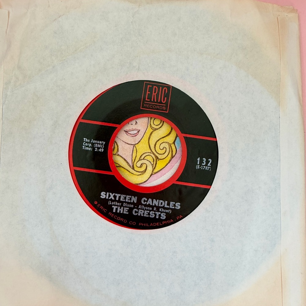 Eric Records Vinyl - Sixteen Candles by The Crests